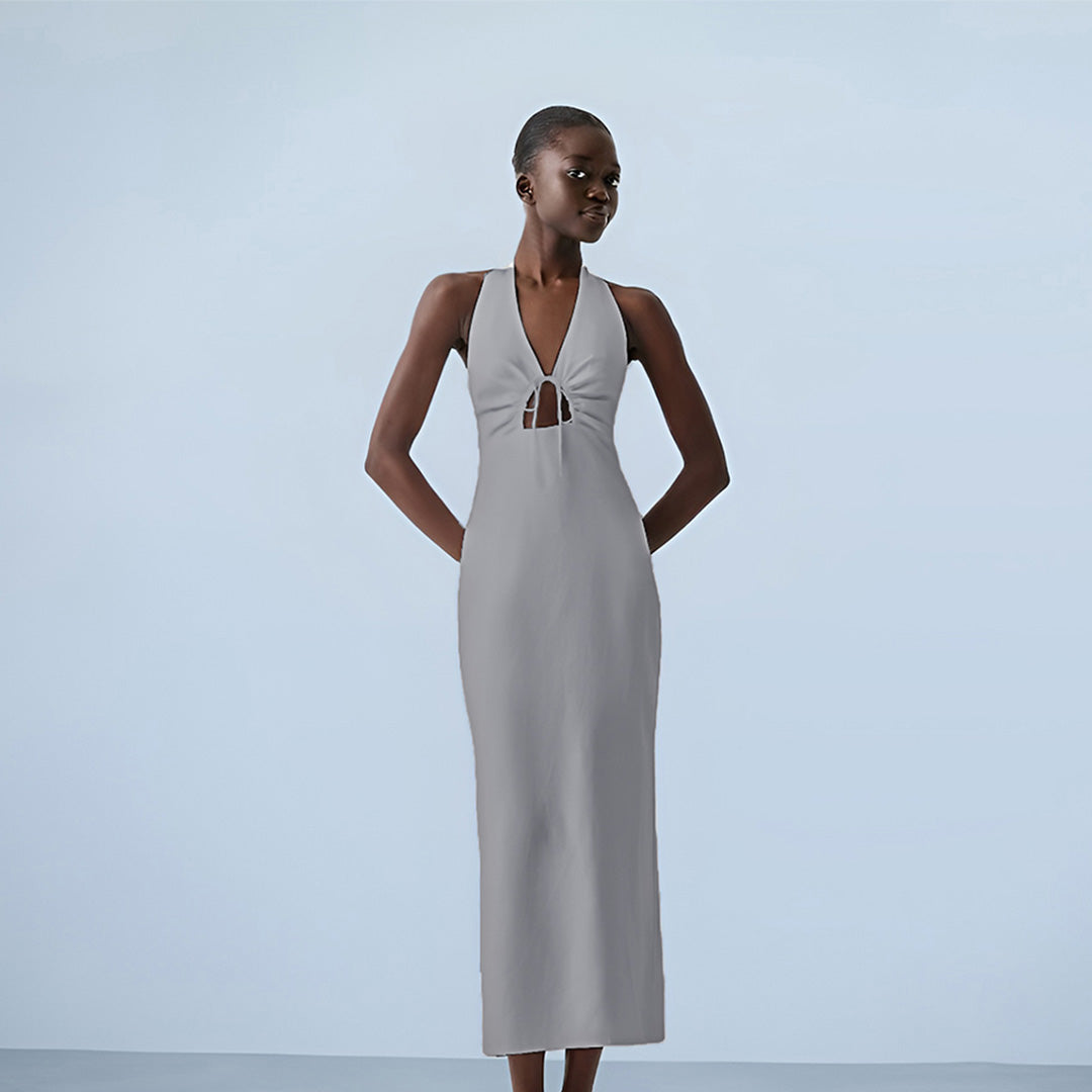 Halterneck Cut-Out Dress