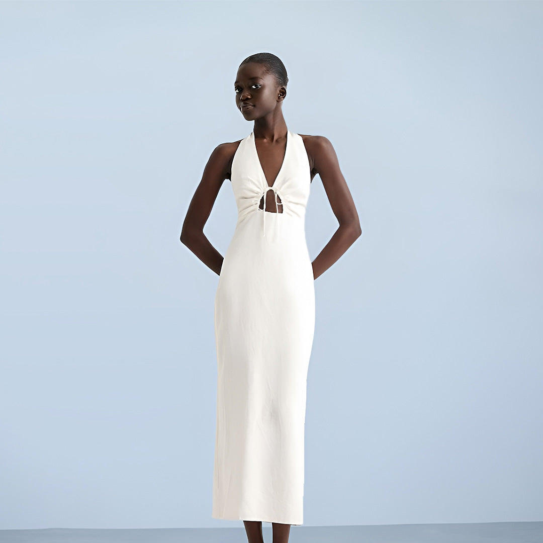 Halterneck Cut-Out Dress