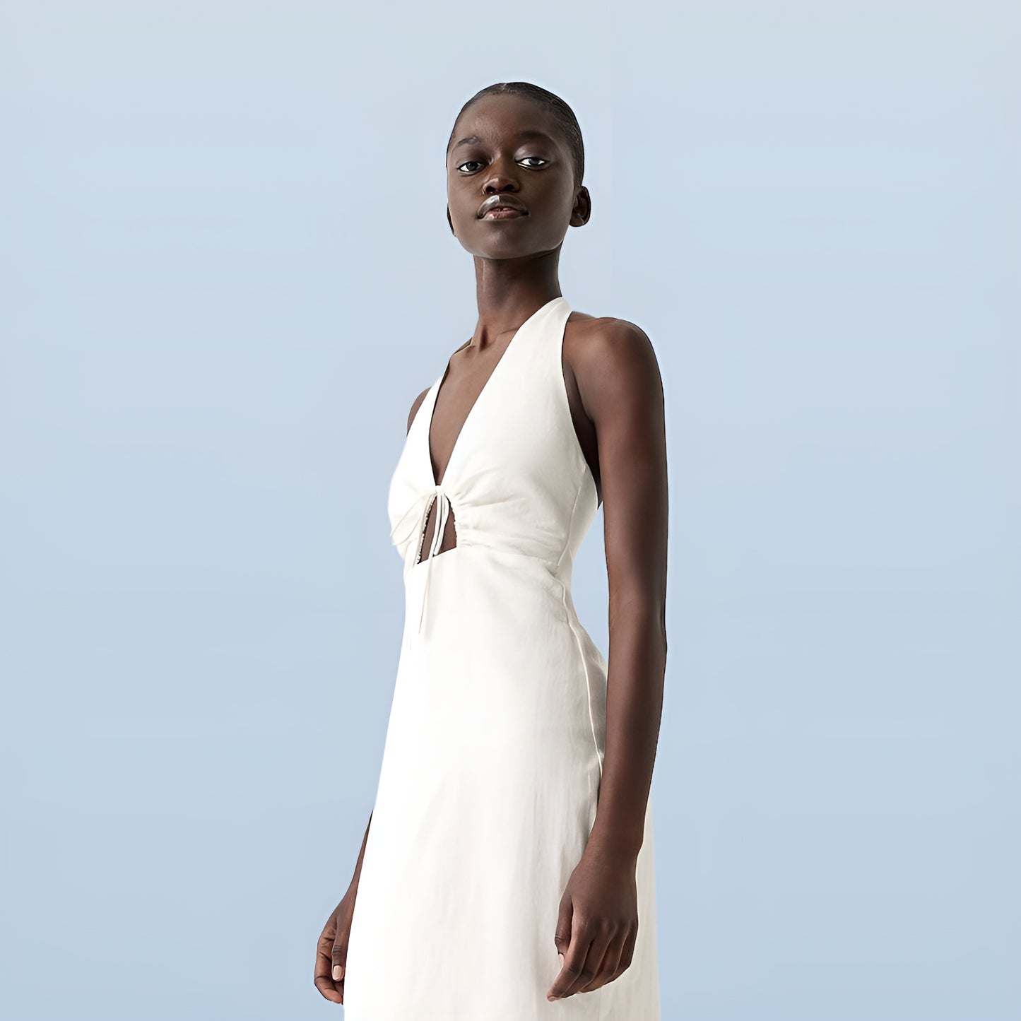 Halterneck Cut-Out Dress