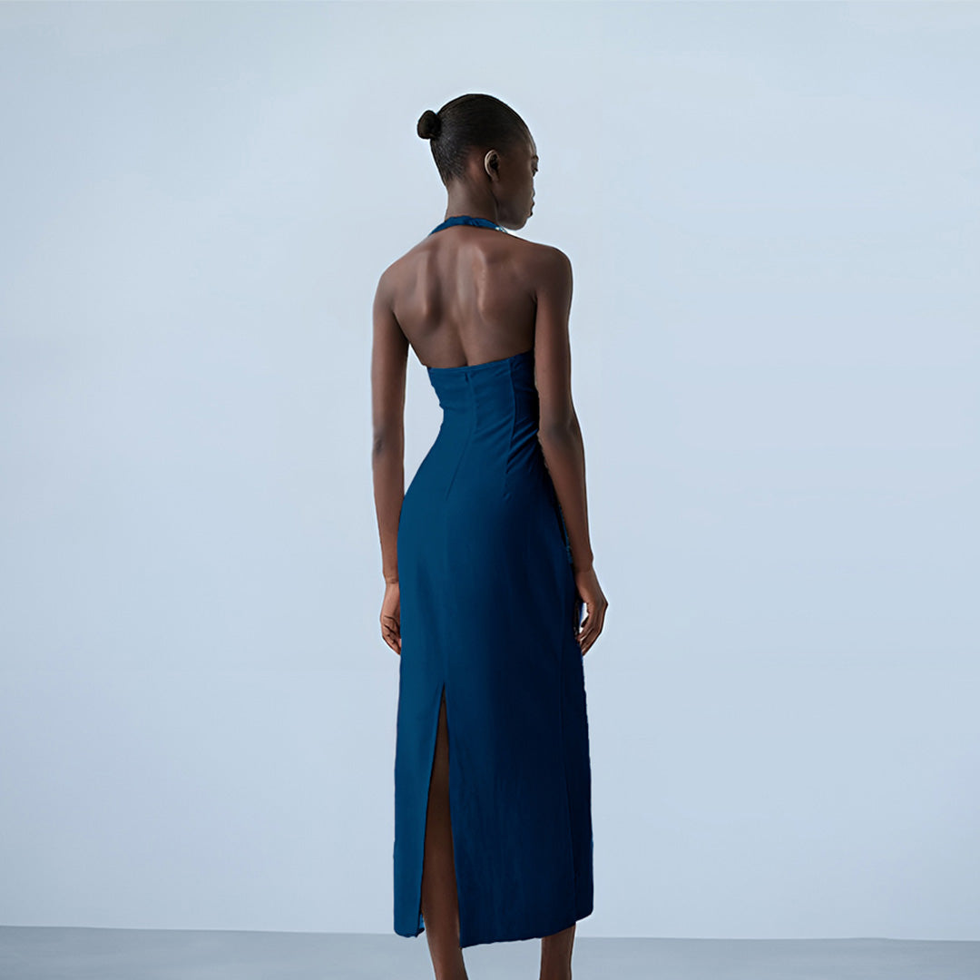 Halterneck Cut-Out Dress