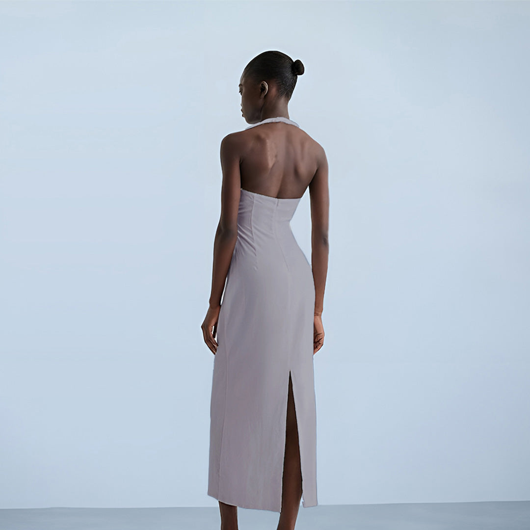 Halterneck Cut-Out Dress