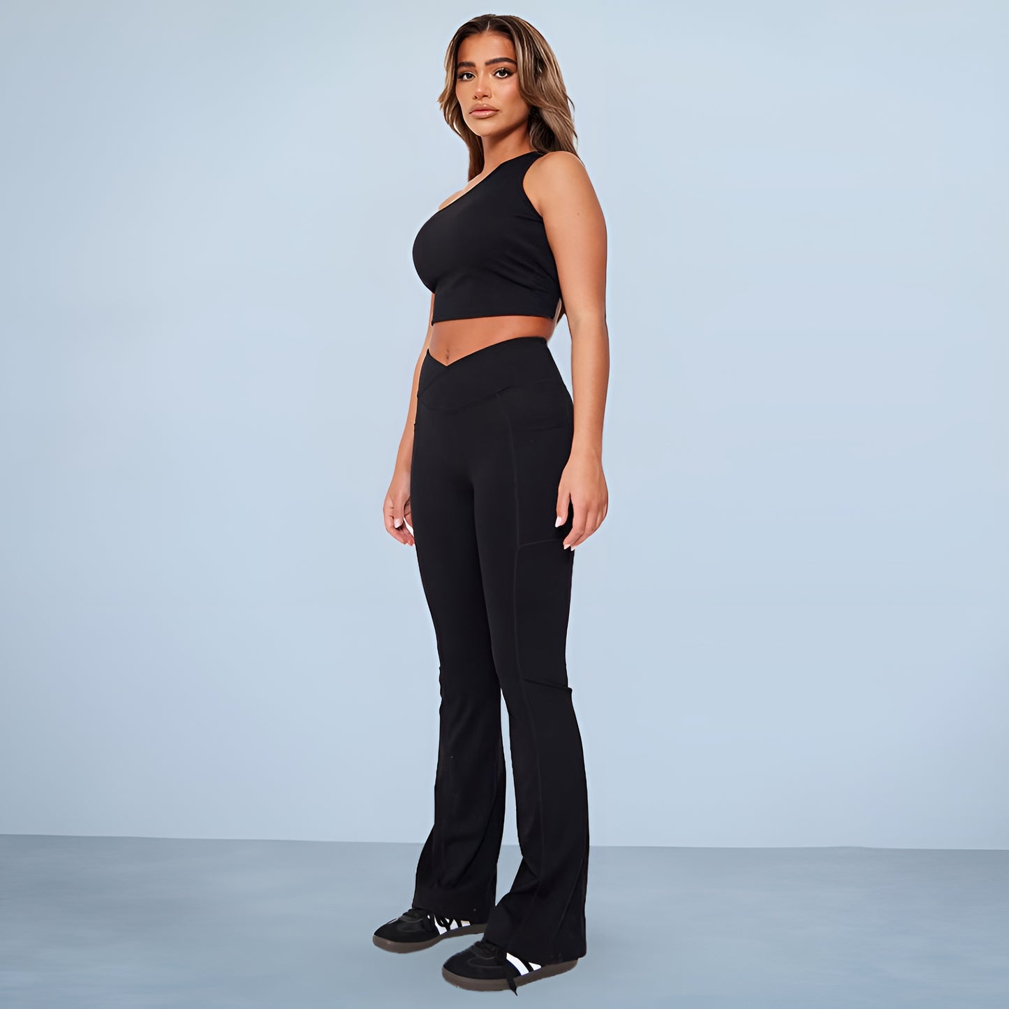 One Shoulder Crop Top