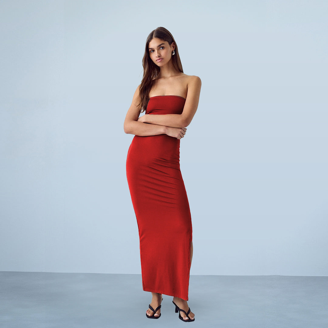 Strapless Tube Maxi Dress