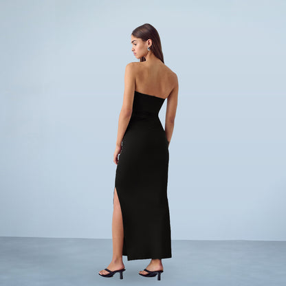 Strapless Tube Maxi Dress