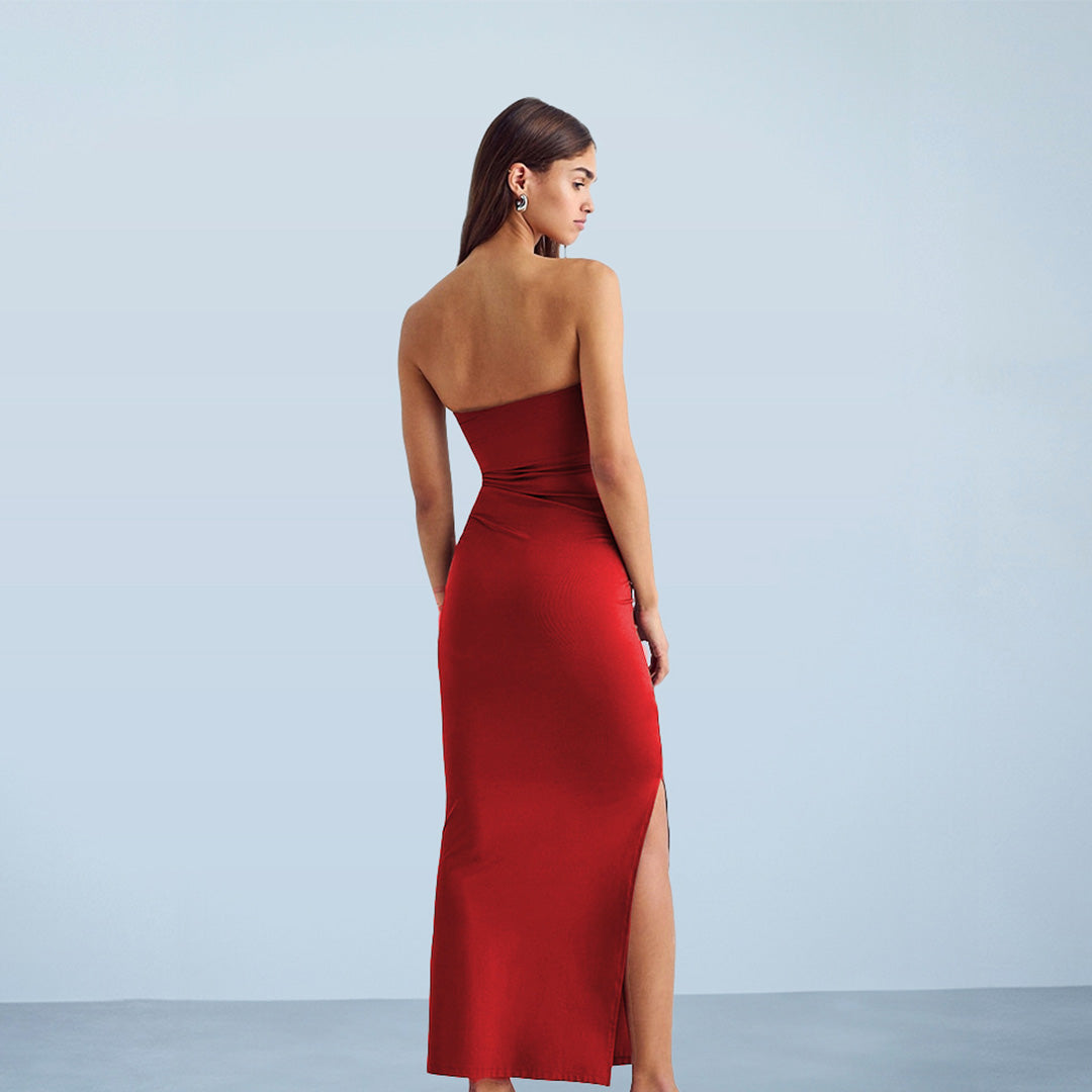 Strapless Tube Maxi Dress