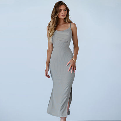 Slit Summer Maxi Dress