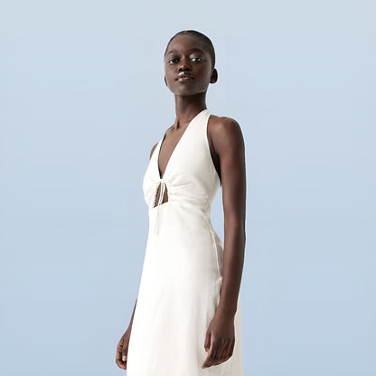 Halterneck Cut-Out Dress