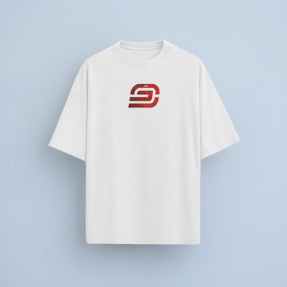 Stone Texture Print Oversized T-Shirt