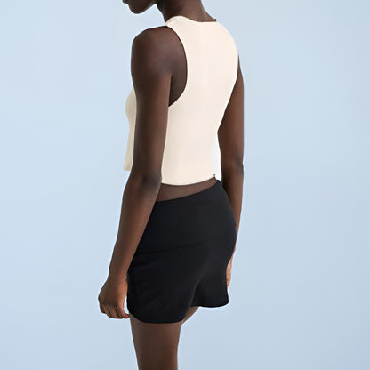 Ribbed V-Neck Vest